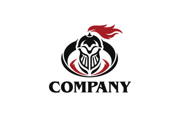 Creative logo design depicting a warrior - Logo Design Template	
