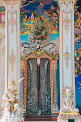 The Architecture Of  Wat Pariwas,,Beautiful Temple In Bangkok Or,Temple In Thailand.