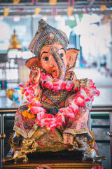 Ganesh in Thailand, decorated with crystal, beautiful Ganesh.