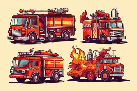 Fire Truck Icons Images – Browse 29,158 Stock Photos, Vectors, and Video