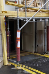 Construction site in the city