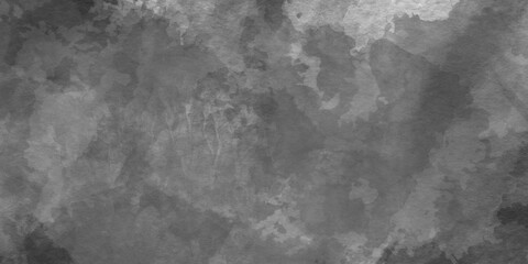 Abstract black and white stained grunge concrete or stone or marble or wall of a surface with various stains, Abstract silver ink effect white watercolor painting background with distressed grunge.