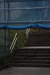 Construction site in the city