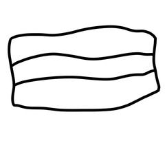 illustration of bacon