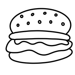 burger cartoon character