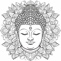 Buddha. Generative AI