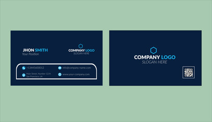 business card template