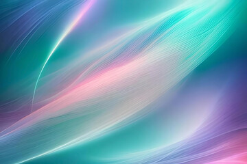 abstract background composed of delicate wisps of light, intertwining and floating in an ethereal space, evoking a sense of tranquility and serenity