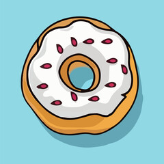 delicious donut design, vector illustration graphic for food concept.