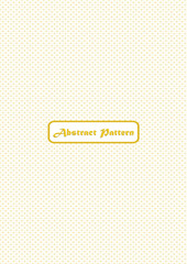 Golden pattern with abstract shapes ready to use on fabric