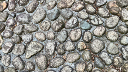 hard and rugged cobblestone wallpaper