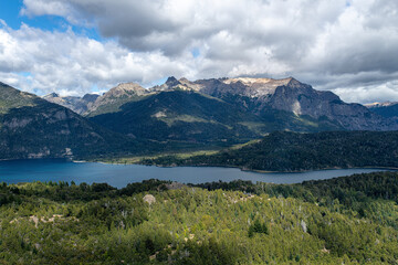 Fototapeta na wymiar Cerro Campanario is a mountain located in the Nahuel Huapi National Park in Bariloche Argentina