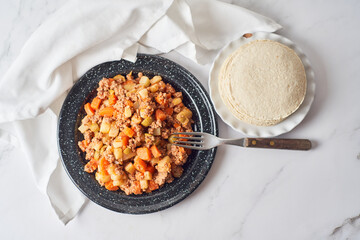 Delicious traditional Mexican Picadillo: A Flavorful Stew for Tacos and Empanadas