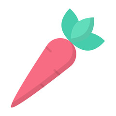 Carrot Flat Icon