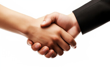 closeup view of handshake