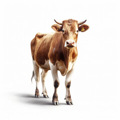 Cow isolated on white background