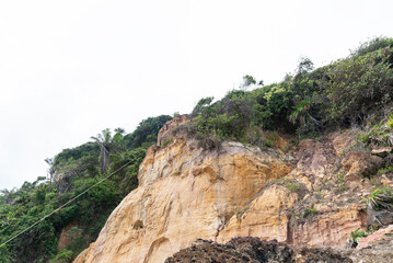 Cliff view at Morro de Sao Paulo