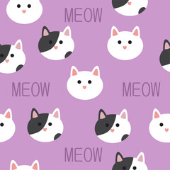 pattern with cats