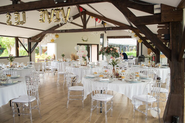 Décoration de table champêtre, campagne