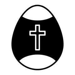 Fototapeta premium Egg Glyph Icon