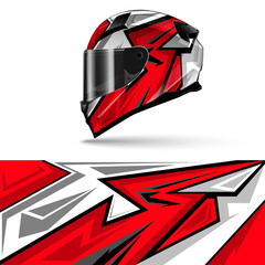 Racing helmet wrap designs