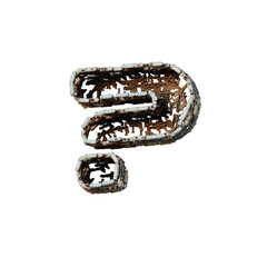 Micro Future 3D Alphabet or PNG Letters