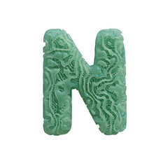 Micro Plastic 3D Alphabet or PNG Letters