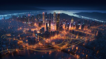 Digital Network, Urban, 5G, Highspeed Internet, Generative AI	
