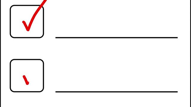 handwriting marks in to do list scrolling