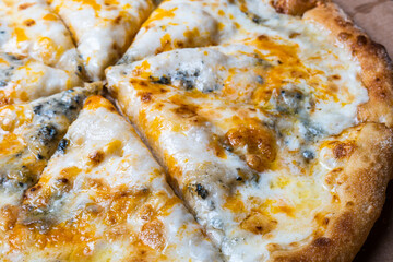 Pizza Margarita with mozzarella cheese