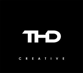 THD Letter Initial Logo Design Template Vector Illustration