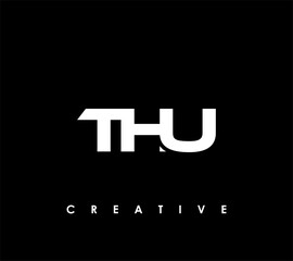 THU Letter Initial Logo Design Template Vector Illustration