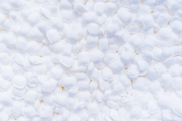 Close up salt pellets for water softener. Concept of soft water for easy life in house. Selective...