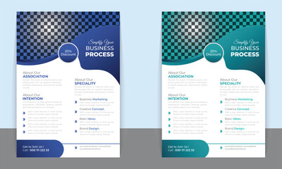 Flayer template for Business , banner , brochure, leaflet and advertisement vector illustration. New food leaflet menu flayer, business flayer, food promotion ready print a4 size with editable shape	
