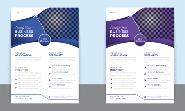 Flayer template for Business , banner , brochure, leaflet and advertisement vector illustration. New food leaflet menu flayer, business flayer, food promotion ready print a4 size with editable shape	
