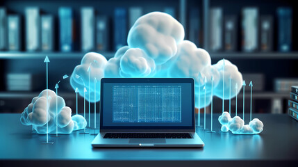 Cloud computing. Generative AI - 611057549