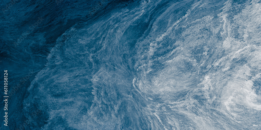 Poster abstract paint background by gradient dark blue and white with liquid fluid grunge texture for backg