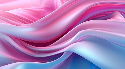 An abstract picture of two pink and purple waved lines, in the style of light turquoise. Abstract background created with Generative Ai Technology