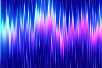 Aurora hologram gradient background with blue violet. A purple and blue background with wavy lines. Created with Generative Ai Technology