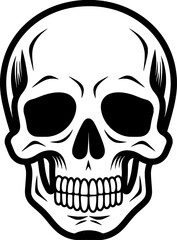 Skull Gothic Illustration