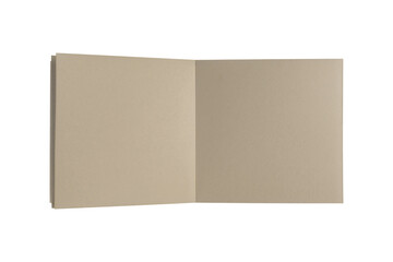 Recycled paper notebook with blank pages