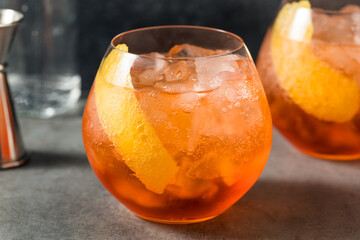 Cold Refreshing Tequila Spritz Cocktail