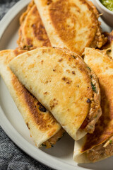 Homemade Mini Chicken Quesadillas