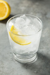 Cold Refreshing Water with Lemon