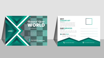 Business Post Card Design Template.