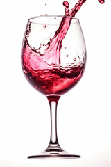red alcohol eatery gradient drink liquid closeup glass background wine party. Generative AI.