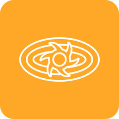 Obraz premium Black hole Icon