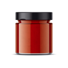 Glass jar for tomatoes sauce or other canned food