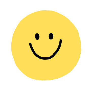 Naklejki Yellow smiley face sticker