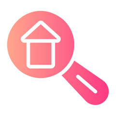 house gradient icon